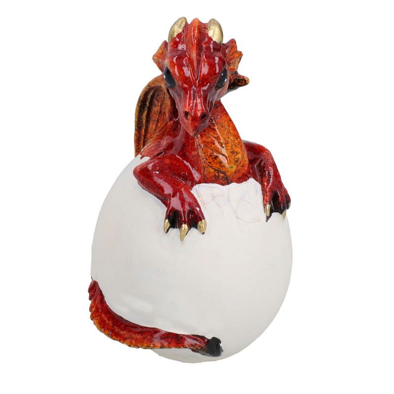 AB Tools Baby Dragon Egg Hatching Resin Fantasy Sculpture Statue