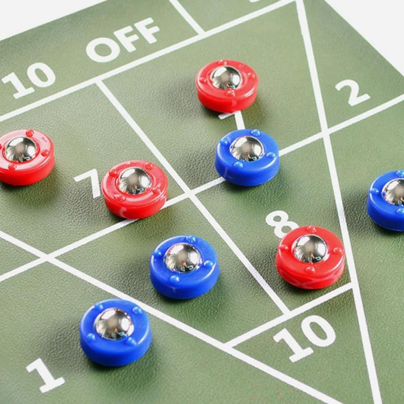 Laroal Shuffleboard Pucks Rollers Set Replacement Rollers for Desktop Sliding