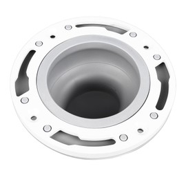 Luqeeg Toilet Flange, Silicone and ABS Gray Universal Toilet Flange Replacement, Toilet Repair and Install for 4in 5in Special 3in Waste Pipe