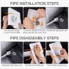 ForeverLily Extractor De Polvo Para Uñas Acrilicas Profesional Nail 60w
