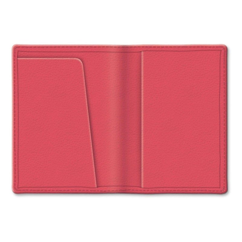 Lady Jayne Hazy Florals Coral Solid Passport Cover (80883)