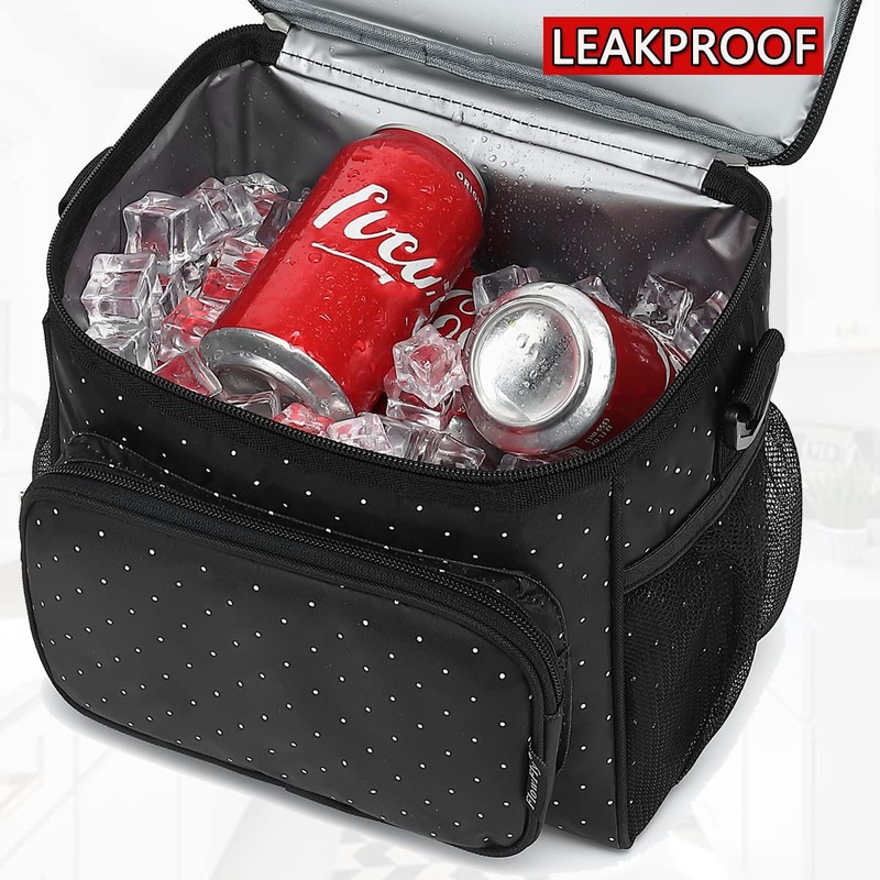 FlowFly Insulated Reusable Lunch Bag Adult Large Lunch Box for