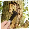 KONTONTY Portable Bark Removal Tool Ergonomic Handle Lightweight Tree Bark