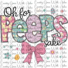 Handmade Sublimation Print Easter Peep Sake Funny Ready to Press Paper Ink Heat Transfer