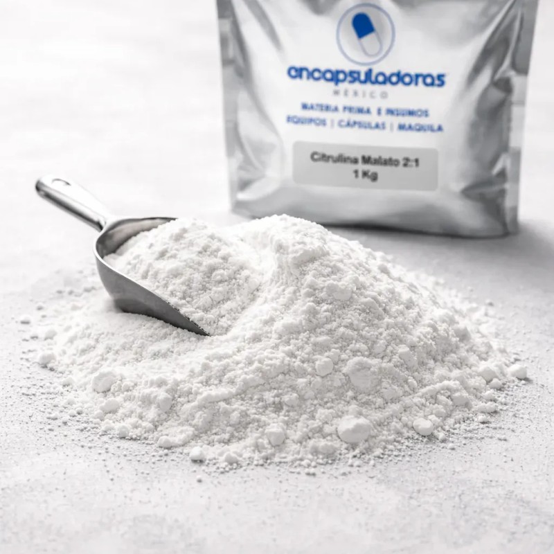 Citrulina Malato Polvo Gluten Ultra Pura Sabor Natural
