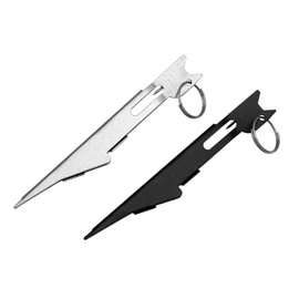 Fishing Hook Knotter for Main Line, Leader Line, and Hooks Knotter 2 - Line Knotter - Silver 2ea
