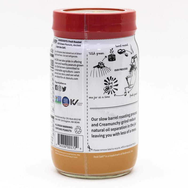 CB's Nuts Salted Creamunchy Peanut Butter US grown (2)