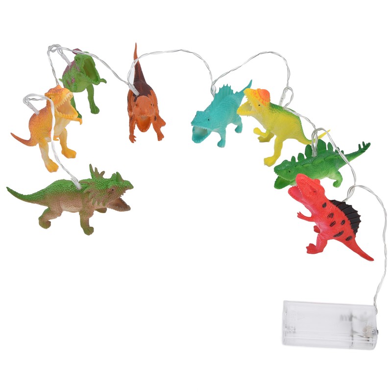 8 LED Dinosaur String Lights Battery Operated String Lights Children