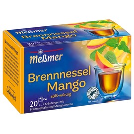 Messmer tea: Nettle Mango 20 tea bags Made in Germany