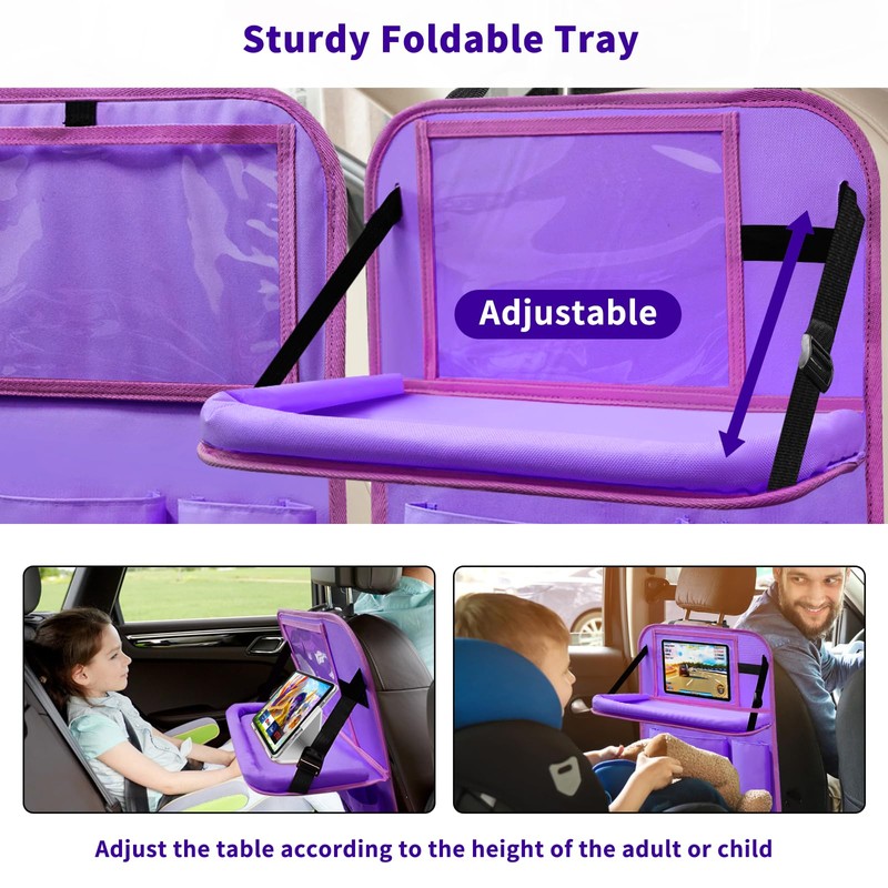Etre Jeune Car Seat Back Organizer Table Tray, Car Seat