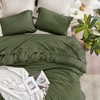Andency Olive Green Comforter Set California King, 3 Pieces Boho