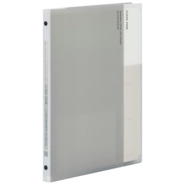 Maruman F019-11 Clean TONE B5 Loose Leaf Binder, Slim, 26 Holes, Set of 4, Gray