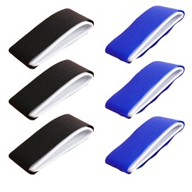 JUFYVO 6pcs Ski Fastener Straps Adjustable Ski Board Wraps Ties Hook and Loop Fasteners Soft Ski Bands Tapes for Winter Sports Accessories