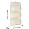 Hanging Purse Organizer Large Capacity Mesh Storage Bag With Hanger