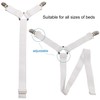 BaiJ Bed Sheet Clips,3 Way 6 Sides Bed Sheet Fastener