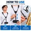 Saxophone Neck & Shoulder Strap for Instrument Support – Reusable