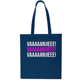 Vanjie Vaaaaanjie Tote Shopping Gym Beach Bag 42cm x38cm, 10 litres -Navy