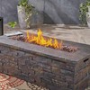 vchin Fire Glass Rocks, Amber Beads for Propane Fire Pit,