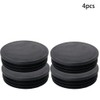 MroMax 100mm Diameter Plastic Pipe Plugs Round Post End Caps