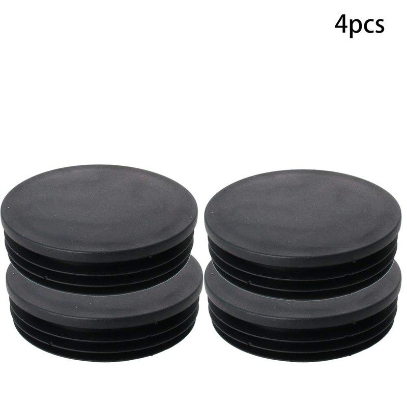 MroMax 100mm Diameter Plastic Pipe Plugs Round Post End Caps
