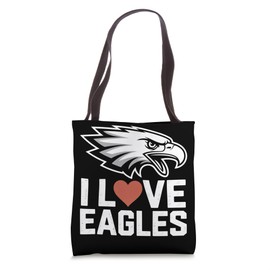 I Love Eagles Bold Eagle Enthusiast Art Tote Bag