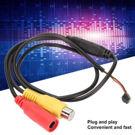 Mini Security Camera 800TVL, Clear Image, Plug and Play, Compact Design, for Home, Office, Helicopters and Aerial Aircraft