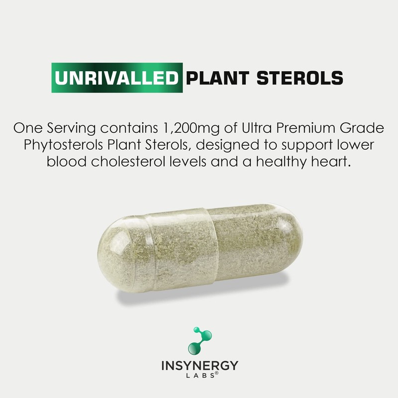 Ultra Premium Plant Sterols 1,200mg 180 Vegan Tablets with Beta
