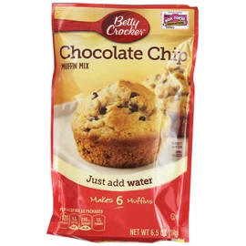 Betty Crocker Muffin Mix Chocolate Chip 6.5 Oz 12 Packs