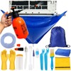 Oiktylr 18pcs Mini Split Cleaning Kit Bag, Waterproof AC Cleaning
