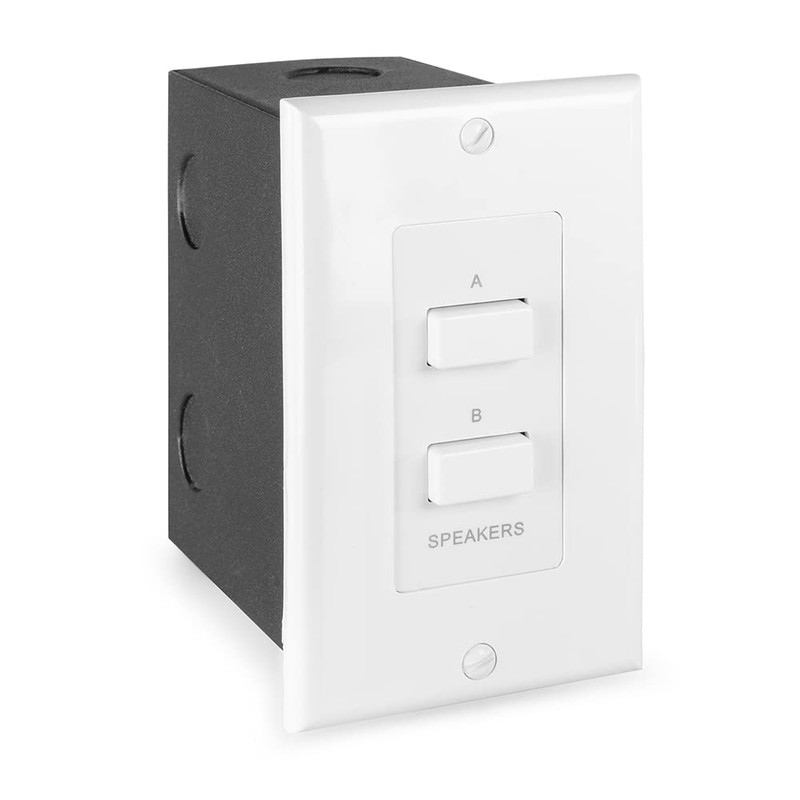 Power Dynamics PDWS2 In-Wall Speaker Selector Switch - 100W Dual