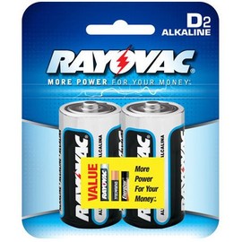 Rayovac Alk D Card 2pk