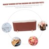 CAXUSD Portable Storage Container Multi-grid Design Plastic Material Cosmetics Cotton