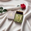 Aleasha Wedding Pearl Necklace and Earring Set, White, 3-Layer Imitation