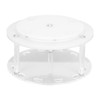 Acrylic Tweezers Stand Holder 12 Holes Rotatable Eyelash Extension Tool