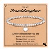 PINKDODO Granddaughter Bracelet Gifts from Grandma, Valentines Gifts for Teenage
