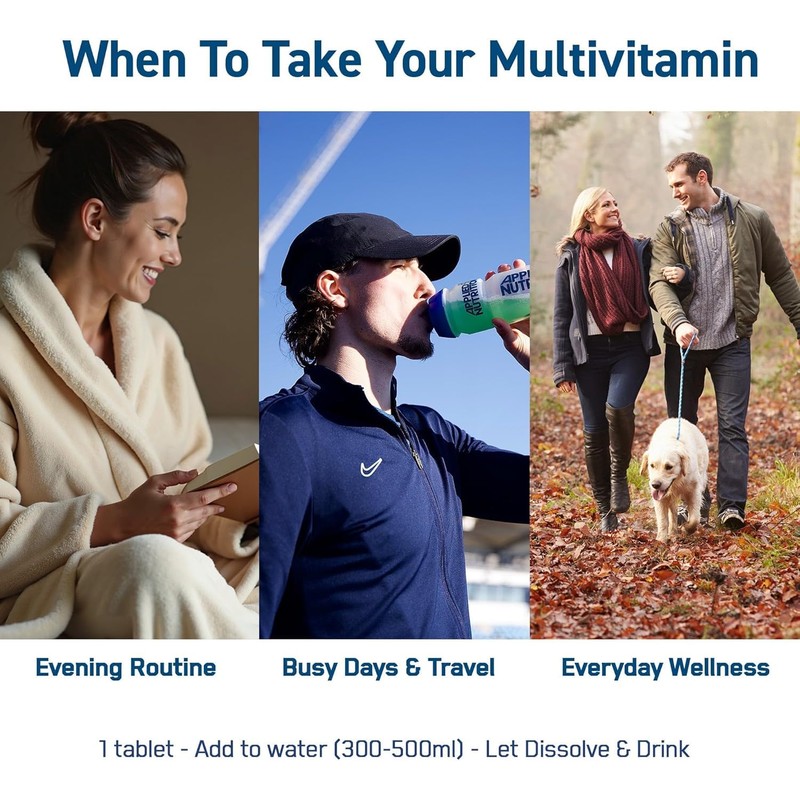 Applied Nutrition Solutions Multivitamin Effervescent Tablets – Essential Vitamins &