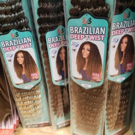 Bobbi Boss Crochet Braid - Brazilian Deep Twist 18" - T1B/30