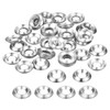 uxcell 50Pcs Countersunk Finish Washers, #10 Nickel-Plated Steel Countersunk Washers