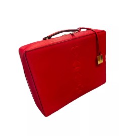 Estée Lauder Estee Lauder Cosmetic Make Up Bag /storage box  Christmas red NEW