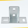 4 Pack U Post Base for 1-5/8" Single Strut Channel,