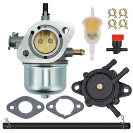15003-7047 Carburetor Fit for Kawasaki FH430V FH381V FH541V FS481V Engine Carb Replace 15003-7061 15003-7047 15004-7057 15003-7107 15003-7054 with Fuel Pump