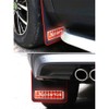 4 Pcs Reflective Soft Rubber Splash Guards - Universal Vehicle