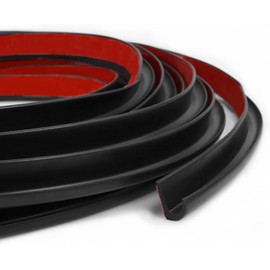 Rain Gutters, Black, 3.0 m Long for Motorhomes, Rain Gutter, Roof Rain Diversion Box Gutter, Door Edge Protection Car, Edge Protection Profile, Suitable for Cars, Trucks, Motorhomes, Boat Doors