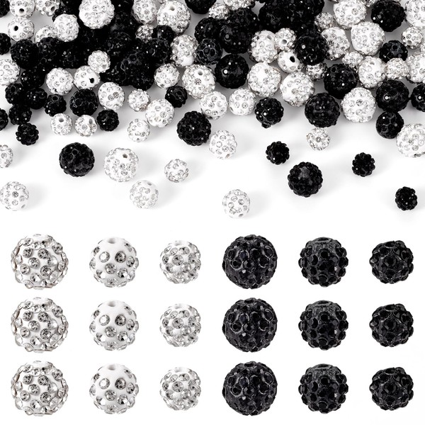 Sparkeads 120 Pcs Clay Rhinestone Beads for Crafting Crystal Pave