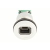 Club 23.001.538 RJ45 Female with Back and Front, 1 x