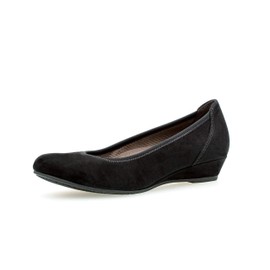 Gabor Women's Wedge Pumps | Women's Heel Shoes | Moderate Extra Width (G), black