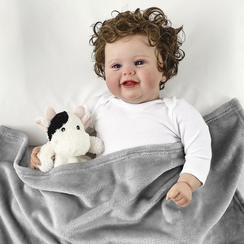 CREVENT Cozy Plush Baby Security Blanket, Loveys for Baby Girls