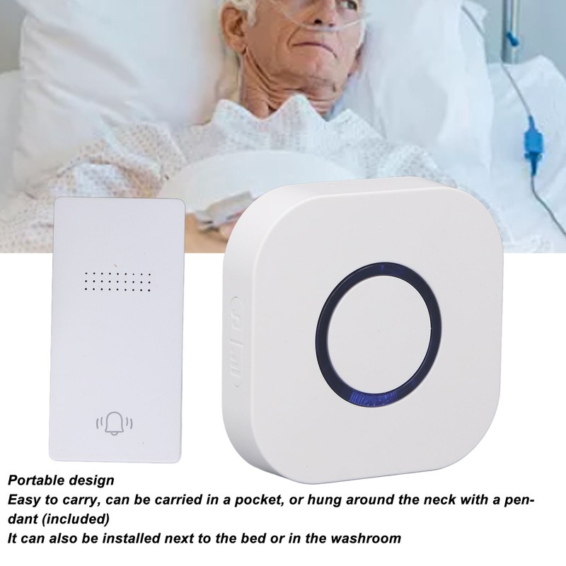 Wireless Caregiver Pager Call Button Professional 433MHZ Long Range IP55