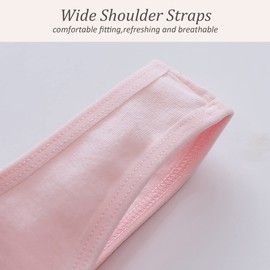 SIAEYINFY Girls Bra, 4-6PCS Girls Training Bra Cotton Bralette Seamless Cami Crop Bras (CA/US, Age, 12 Years, 8 Packs Style A)