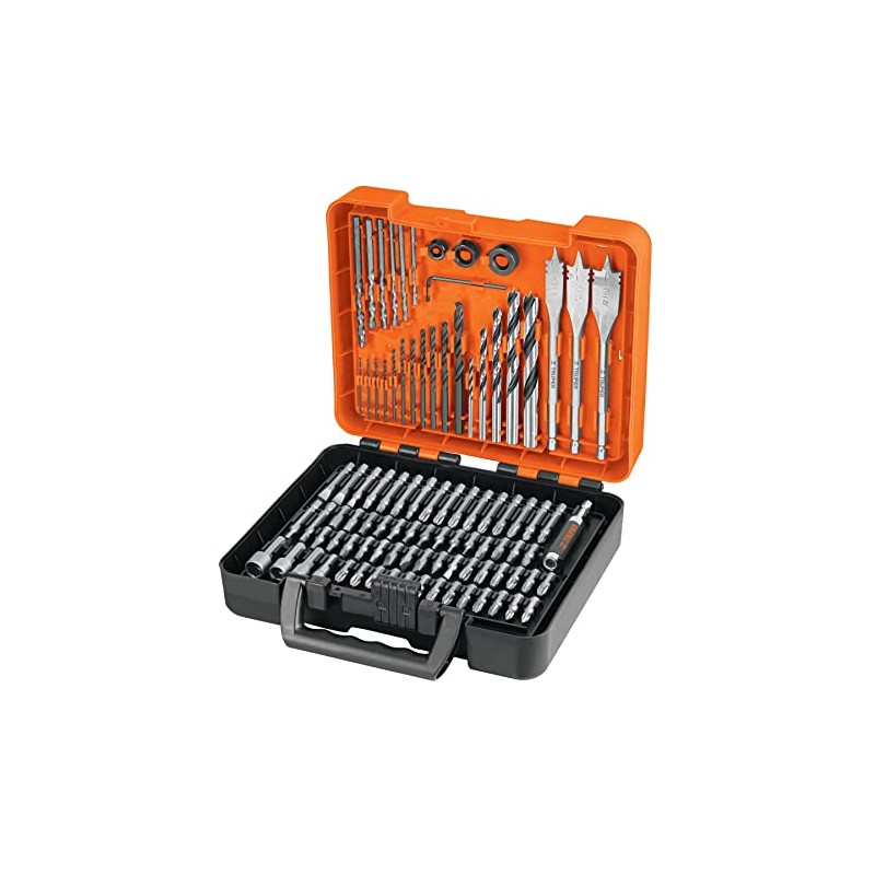 Truper JBPUN-100, Juego de brocas y puntas en estuche plástico